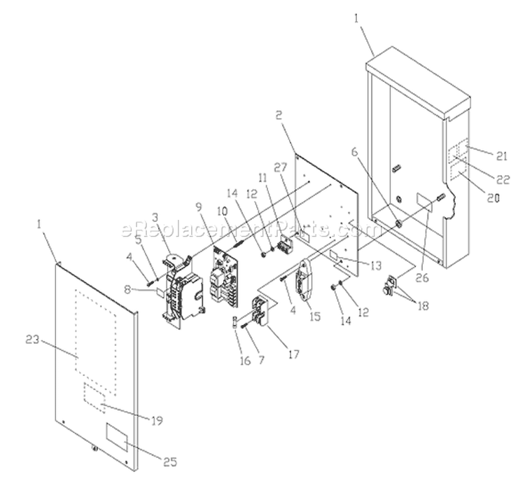Page A Diagram and Parts List for 071039-0  Briggs and Stratton Generator